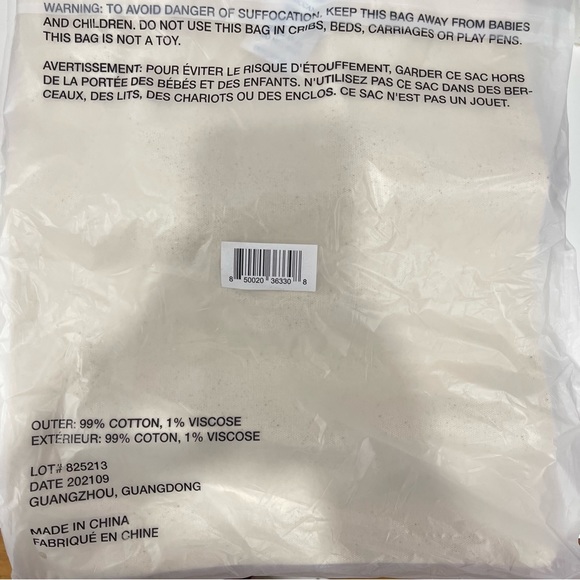 JUSTIN BIEBER x TIM HORTONS TOTE BAG - Picture 3 of 4